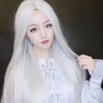 백발 긴 이쁜생머리 가발 : 메밀꽃핀무렵