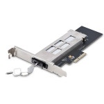 StarTech.com M.2 NVMe SSD에서 PCIe x4 모바일 랙/백플레인(PCI Express 확장 슬롯용 탈착식 트레이 포함), 툴리스 설치, 4.0/3.0 핫 스...