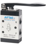 airtac 기계식 밸브 M3C110-06/210-06/08 긴 핸들 수동 공압 제어 스위치 : 대한종합기기
