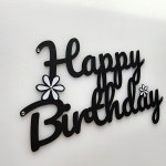 해피벌스데이 생일토퍼 깔끔한 케이크토퍼 : 해빛토퍼
