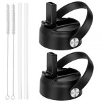 Marsnewest Straw Lid for 하이드로 플라스크(Hydro Flask), Simple Modern Water Bottle, Wide Mouth Lids Compati : 두둥컴퍼니00