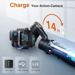 Hohem ISteady Pro 4 셀카 짐벌, 고프로 11, 10, 9, 8, 7, 6/5 용, DJI OSMO Insta360 One R 액션 카메라, 3 축 핸드헬드 스태빌라...