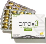인피니소프트_연구비3비 | Omax3 4 상자 울트라 퓨어 오메가 -3 생선 기름 환 약 고농축 EPA DHA 1500 MG 글루텐 프리 비 GMO 미국산 240 소프트젤 블리스터 팩 (4...