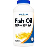 인피니소프트_연구비3비 | EPA 및 DHA가 함유 된 Nutricost Fish Oil Omega 3 Softgel (1000mg의 생선 기름 560mg의 오메가 -3) 240 소프트젤 비 GMO 글루텐...