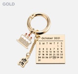 (엔시티 윈윈 생일 골드 키링 굿즈) WINWIN NCT WayV SMTOWN OFFICIAL GOODS 2021 ARTIST BIRTHDAY KEYRING KEY RING : 팬덤뮤직