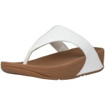 Fitflop 여성용 Lulu 가죽 토 포스트 토포스트, 화이트, 250mm : eworl