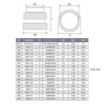M2 M25 M3 M4 M5 M6 황동 인서트 너트 세트 열 핫멜트 나사 구리 널링 임베먼트 너트 또는 볼트 3D 프린터 구색 키트용 : 글로벌바이이