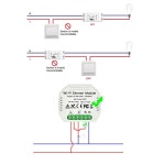 조광기 모듈 1 갱 DIY 미니 LED WiFi 조광기 모듈 Tuya 원격 제어 1 웨이 스마트 조명 조광 가능 스위치 : 월드커넥트마켓