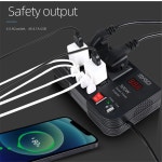 ㈜수인이엔지 | 차량용 인버터 USB 고속 충전 범용 소켓 전원 어댑터 인버터 DC 12VAC 220V 컨버터 콘센트 4 개 300W 200W : 리셀인터마켓