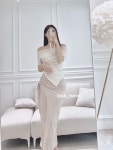 캘리 트임 셔링 맥시 롱스커트 (2color) : 마메제이