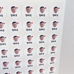 마이포토 원형 방수 네임스티커(소형, 중형, 대형) : 메리태오