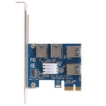 PCIE Express 16X 라이저 카드, Naar 4 슬롯 어댑터 멀티플라이어, 5 개 : 에이치 에스