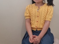 바람꽃 가디건 Kids size : 루나닛츠
