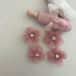 리봉봉 샤인 플라워 집게핀 : Ribonbon
