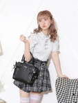 (NOEMIE 노에미) 사이드 레이스업 2WAY 백 3color : 너덕샵