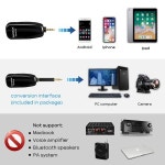 아도라테크 | XIAOKOA UHF Lavalier Lapel 무선 마이크 녹음 Vlog Youtube 라이브 인터뷰 Iphone Ipad PC Android DSLR 마이크 : 인리바이
