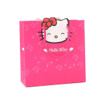 헬로 키티 휴대용 선물 가방 귀여운 산리오 Hello kitty 고양이 만화 두꺼운 보관 종이 대용량 캔디 파티 용품 : 싱기방기마트