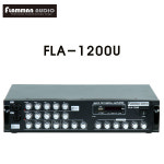 FLA-1200 6채널 1200W 멀티앰프 강의실 매장 카페 학원 식당 앰프 블루투스 USB : 사운드미디어