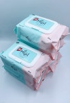 ㈜ 미엘컴퍼니 | 미엘 물티슈 클래식 캡형 100매 20팩 평량 50g 신생아 유아용 저자극 대용량 낱개 : 한국엘리스테이블