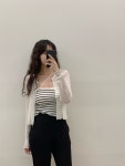 스트라이프 나시 가디건 SET : 로어브 loab