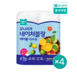 모나리자 네이처블랑 에어볼 키친타올 150매 4롤 4개 총16롤 천연펄프 : 모나리자 본사직영몰