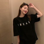 윤윤마켓 여성 반팔티 오버핏 레터링 : 마음상점