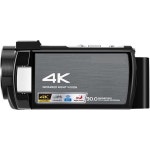 폴라로이드 홈 필름 비디오 캠코더 4K IR 나이트 비전 풀 HD 디지털 Vlog 프로페셔널 Color Standard package Size 0 : 단단 Global 소운