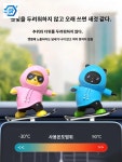 팬더 자동 피규어 장식 슬라이딩 곰 귀 자동차 스케이트보드 보드 : 루리 상사