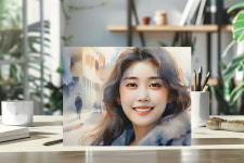 주식회사 아트뮤제(ARTMUSEE CO.,Ltd.) | 캐리커쳐 일러스트 수채화 초상화 메탈 우드 액자 팝아트 기념일 그림 선물 유니뮤즈 4x6 : 유니뮤즈 샵