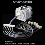 어항 산소 발생기 300W 에어 공급기 브로와 대형 수족관 기포기 펌프 수조 공기 연못 : 럭시드몰