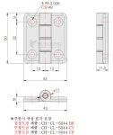 에프비에프이엔지 | CH-CL-5044 부영금속공업 비와이하드웨어 철경첩 스텐경첩 스텐주물경첩 다이케스팅경첩 알루미늄정밀경첩 힌지 : 부영금속