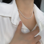 4,5,6mm 클래식 레이어드 진주목걸이 : 모어모어겟