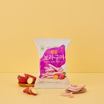 우리밀 달콤보라구마 50g 6봉 국산 자색 고구마칩 아이 영양간식 건강한 과자 : 우리밀 since 1989