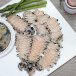 창안참전복.초장집 | 산지직송 캠핑용 피크닉 완도 활전복 즉석손질 슬라이스 전복회 600g(원물13미1kg)+초장 : 메나르 MENARE