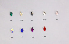 다이아몬드 평스톤 6X10mm(3개입) : 네일과바다