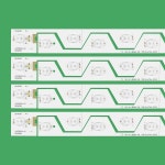 톰슨 50UA6406 LVU500NDEL MD9W16 u 용 LED 백라이트 스트립 8 개 : 유신컴퍼니209