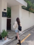 아이보리블라우스 간절기블라우스 브이넥블라우스 레이스블라우스 펀칭블라우스 : 빈올웨이즈