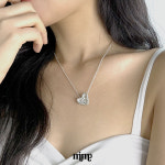 밈프 디보트 하트 실버목걸이 mimp divot heart silver nevklace : mimp 밈프주얼리