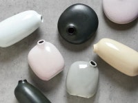 카페사코(CaFeSaCo) | 킨토 KINTO SACCO vase porcelain 02 Yellow 킨토 사코 도자기 화병 02 인테리어소품 카페소품 : Newnewn