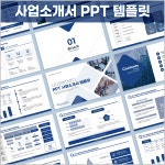 비지니스 사업소개서 제안서 PPT 발표 템플릿 14P (T15번) : 디자인바이쏘