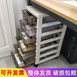 지브이철재 | 파일 캐비닛 이동식 보관 범용 투명 보관 선반 휠 트롤리 서랍형 파일랙 보관함 모델 A 5단 바퀴 서랍 : 럭시드몰