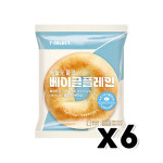 오늘도 쫄깃 베이글플레인 베이커리빵 115g x 6개 : 트렌디푸드샵