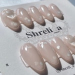 슈렐리아 네일(Shrelia nail) | 클리어 하트 수제 네일팁 슈렐리아네일 : Shrelia 수제네일팁