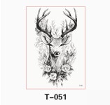 사슴 헤나 스티커 15x21 cm 10개세트 : 셀링바디샵