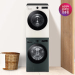 LG 트롬 오브제컬렉션 세탁기 건조기 세트 FG19GN-8EN (FG19GN+RG18EN) : LG전자인증점 삼정