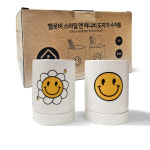 벨로비 스마일 앤 허니비 도자기 수저통 2P : 벨로비