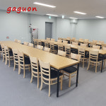 성창사구내식당 | 이천 택배사구내식당 단체석 급식소 4인 6인 의자 테이블 세트 : 가구온
