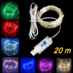 LED 줄 화환 스트링 요정 전원 와이어 USB 조명 DIY 장식 야외 크리스마스 파티 : 핑코알라