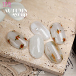 어텀네일Autumnnail | 더젤 어텀시럽 10종 스톤2알 세트 가을 젤네일 : 백억언니