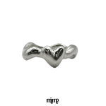 밈프 웨이브 파도 하트반지 mimp wave pado heart ring (R003M24) : mimp 밈프주얼리